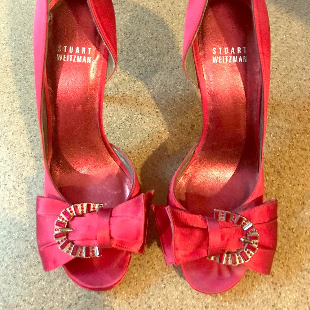 Stuart Weitzman Peep Toe Pumps